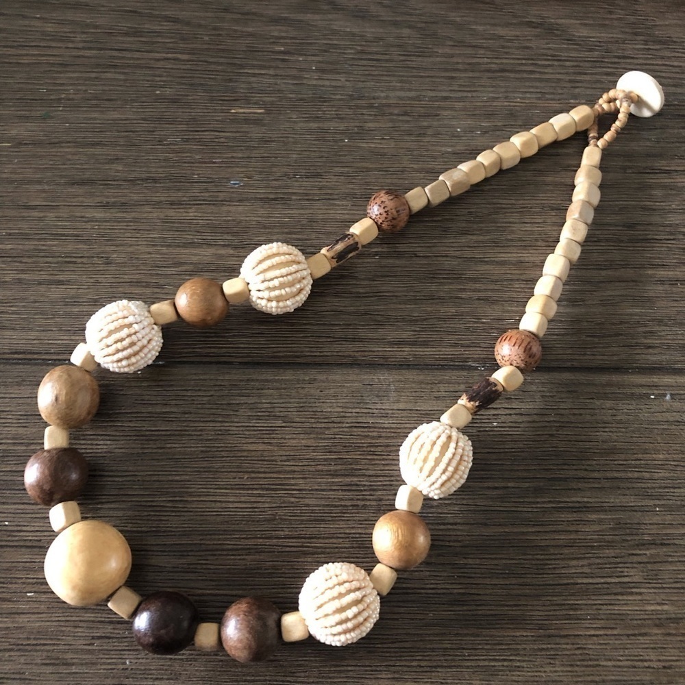 Vintage Natural beaded necklace